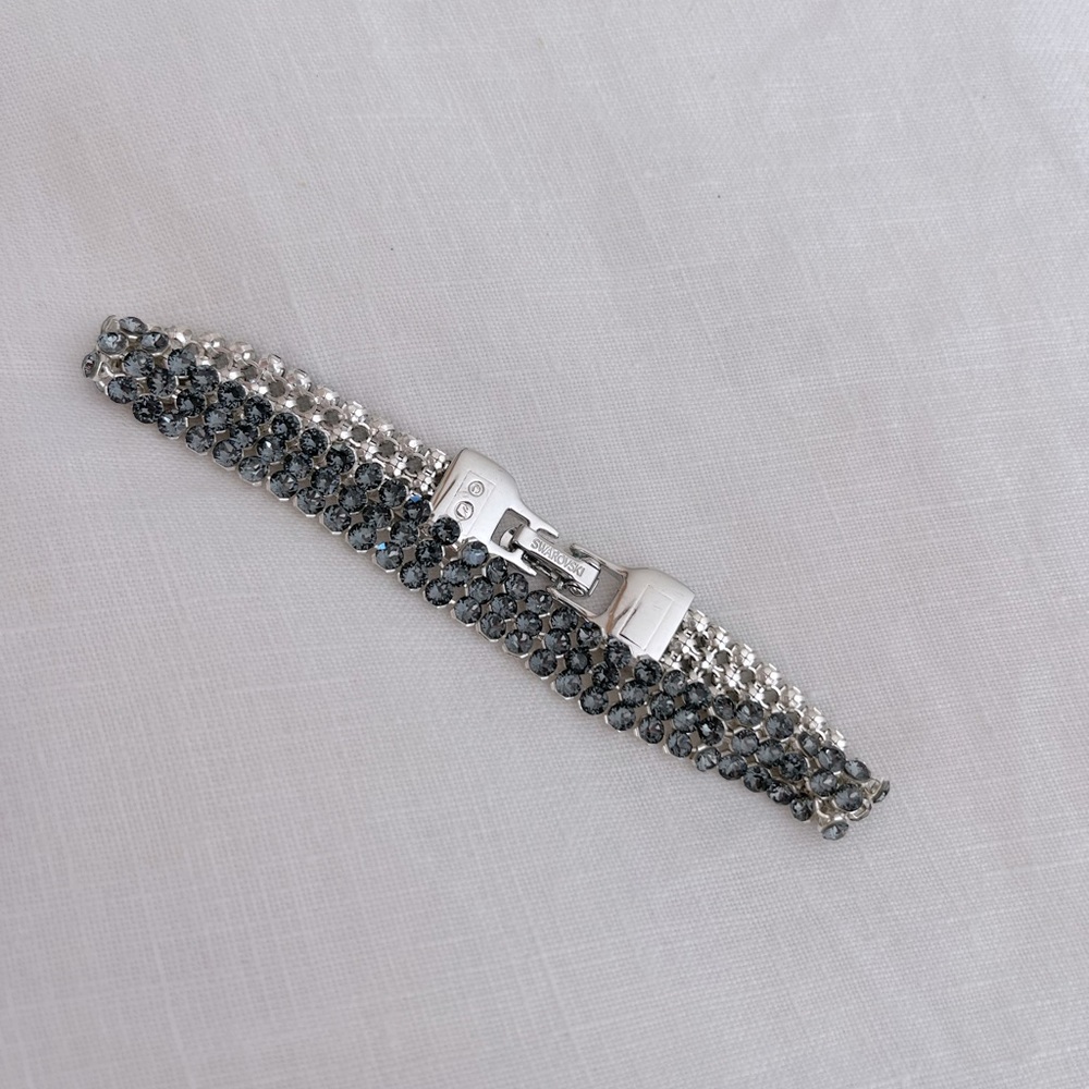 Swarovski grey crystals bracelet